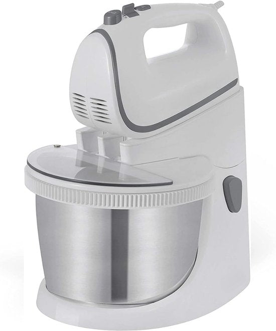 SNJY® Deegmachine - Kneedmachine - Deegmixer - 450 W - 2,5 L - Wit