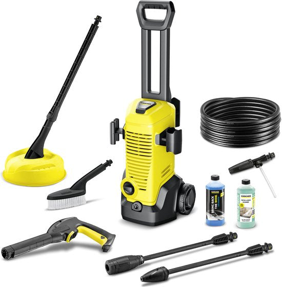 Kärcher K3 Home Car Hogedrukreiniger - 120 bar - Wateropbrengst 380 l/u - Prestatie 25m²/h - 1600W - Incl. Home Kit