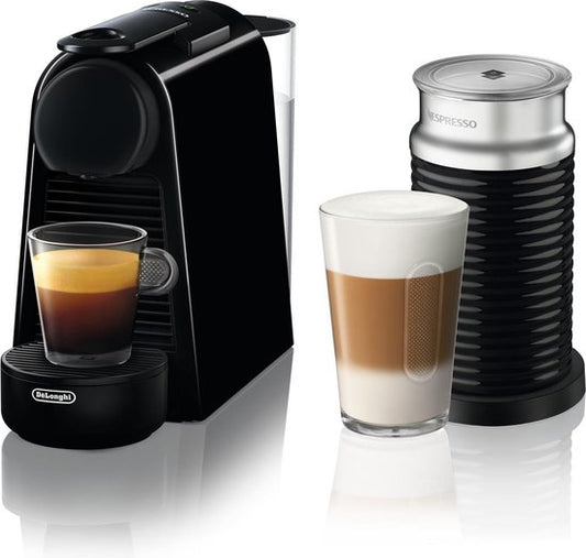 De'Longhi Nespresso Essenza Mini  Milk EN85.BAE - Koffiecupmachine - Met melkopschuimer - Zwart(Losse melkopschuimer)