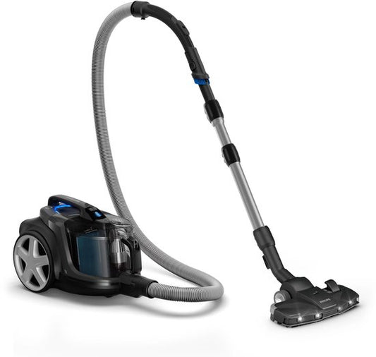 Philips Stofzuiger zonder Zak FC9747/09 - Zuigmond met LED Verlichting - Lang Snoer - Alle Vloertypen - Met HEPA 13 Allergiefilter - Incl 3 Extra Mondstukken - Zwart