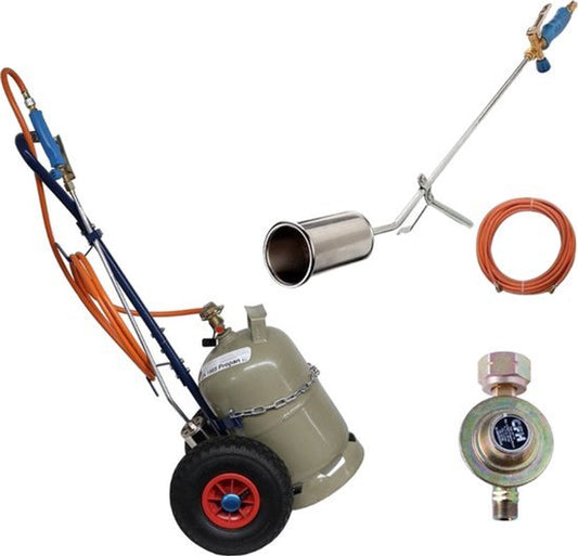 CFH Complete set GV900 onkruidbrander + DR114 regelaar + GT89 trolley(90 cm)