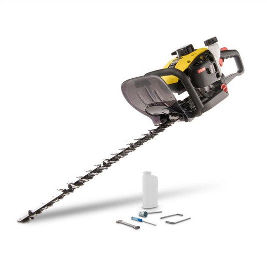 Powerplus Benzine Heggenschaar POWXG2018 - Benzine haagschaar van 25,4 cc, mes van 600 mm mm en afstand van 28 mm, tuingereedschap voor het knippen van struiken, heggen en planten