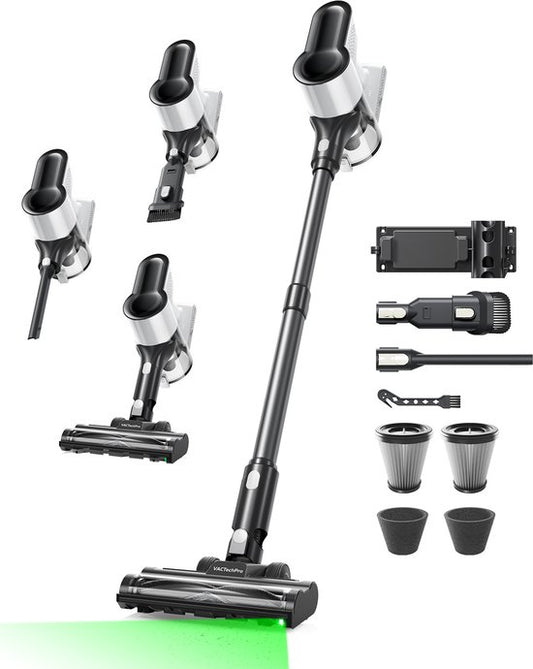 VACTechPro F02 Lite Steelstofzuiger Draadloos - 50000Pa - 550W - 50 Min