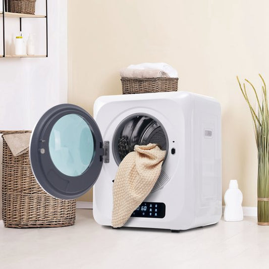 Sweiko Geventileerde wasdroger - 3 kg capaciteit - 850 W - 6 programma-instellingen - Oververhittingsbeveiliging [Energie-efficiëntieklasse G]