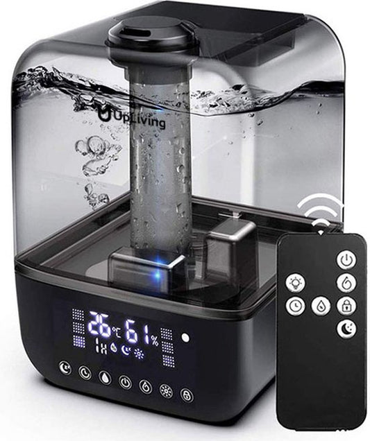 UpLiving® Luchtbevochtiger met Aromatherapie | 32m² | 4.5L Tank | Slaapkamer | Woonkamer | Kinderkamer | Babykamer | Met Hygrometer | Aroma diffuser | Luchtbevochtigers