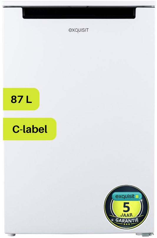 Exquisit GS81-040CW - Vriezer Tafelmodel - 5 Jaar Garantie - Energielabel C - 87 Liter - 4* Vriesgedeelte - Wit