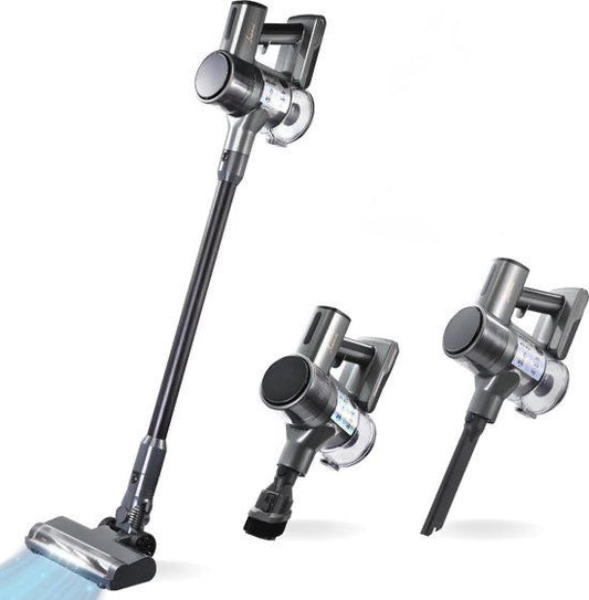 Luxari Steelstofzuiger Draadloos - S1000 - 4 Filters  4 Opzetstukken - Stofzuiger Draadloos - Vacuum Cleaner - Snoerloze Stofzuiger - Kruimeldief - Vacuum Cleaner - Draadloze Stofzuiger - Accu Stofzuiger