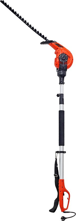 Merkloos / Sans marque Elektrische Heggenschaar XXL – 450W – 49 cm Zwaardlengte – Telescopisch