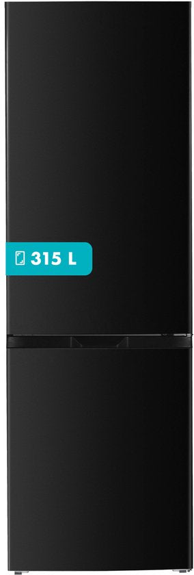 Tomado TCR1850B - Koel-vriescombinatie - 315 liter - Energieklasse C - Supervriezen - Zwart