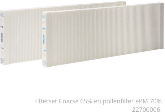 Orcon filterset G4+F7 voor HRC 300/400 EcoMax en MaxComfort - 22700006